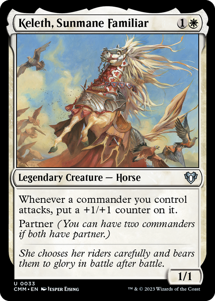 Keleth, Sunmane Familiar [Commander Masters] Magic: The Gathering