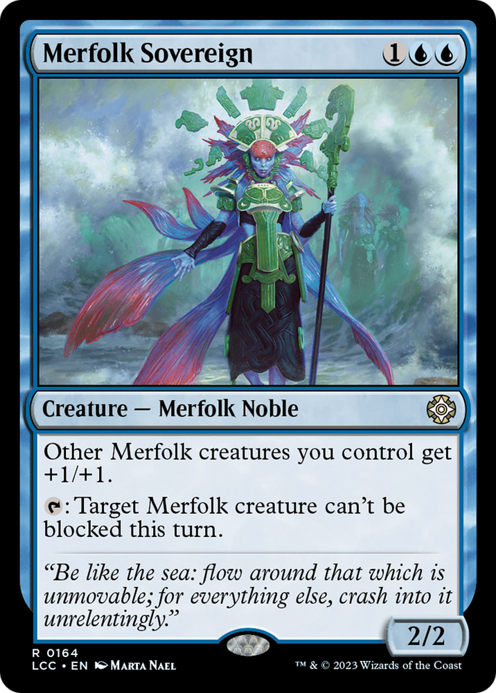 Merfolk Sovereign [The Lost Caverns of Ixalan Commander] Magic: The Gathering