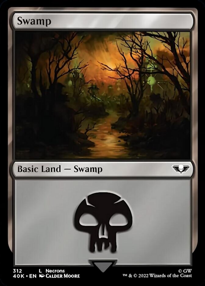 Swamp (312) [Warhammer 40,000] Magic: The Gathering