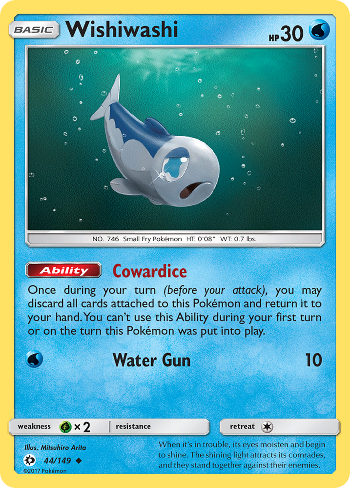Wishiwashi (44/149) [Sun & Moon: Base Set] Pokémon