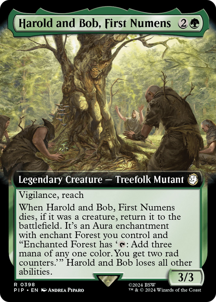 Harold and Bob, First Numens (Extended Art) [Fallout] Magic: The Gathering