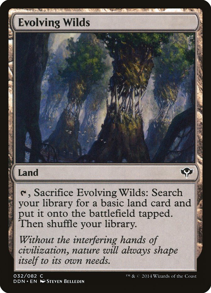 Evolving Wilds [Duel Decks: Speed vs. Cunning] Magic: The Gathering
