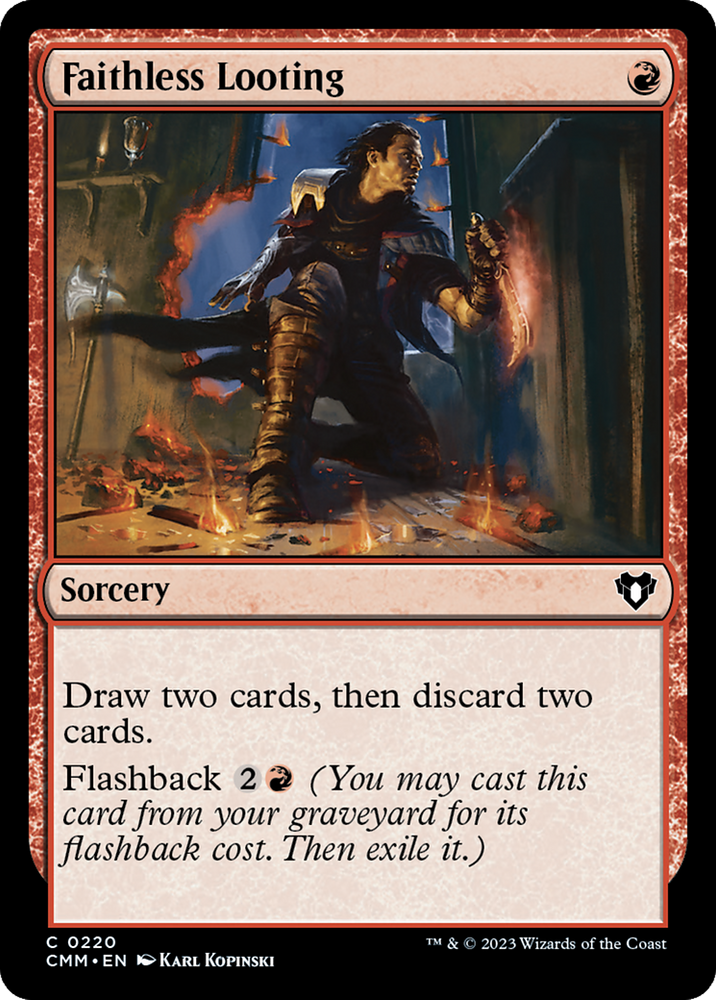 Faithless Looting [Commander Masters] Magic: The Gathering