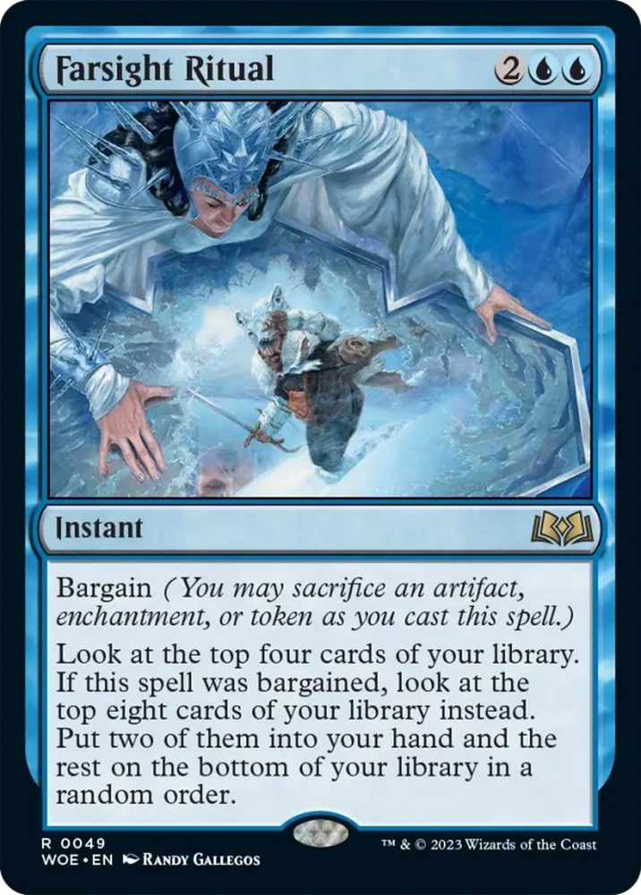 Farsight Ritual [Wilds of Eldraine] Magic: The Gathering