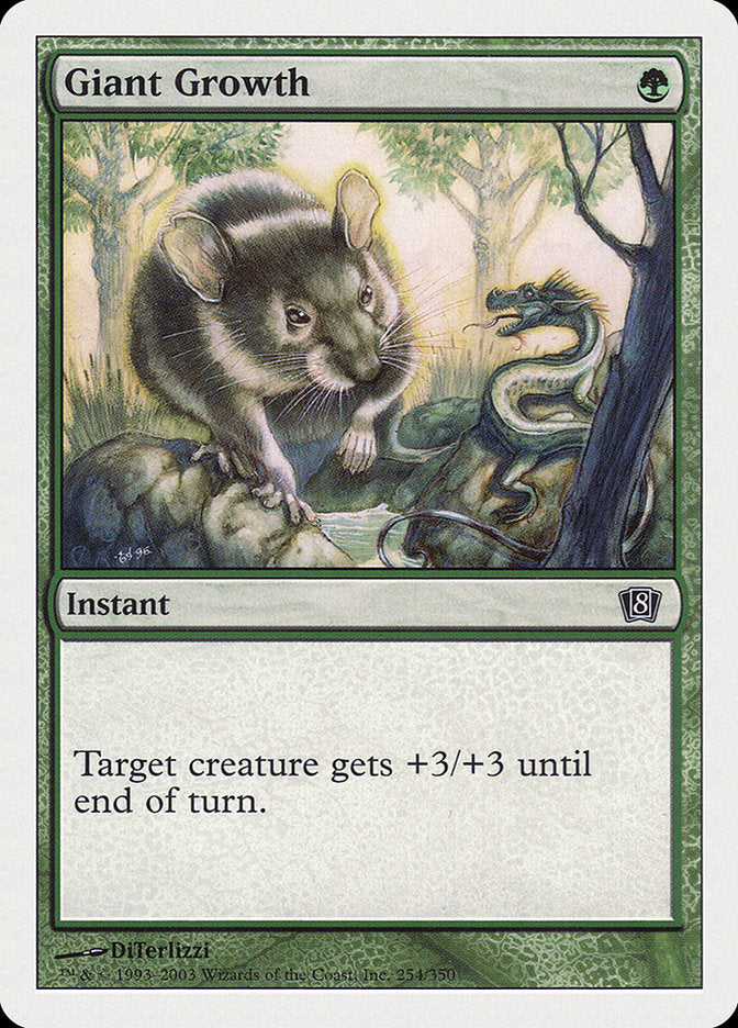 Giant Growth [Eighth Edition] Magic: The Gathering