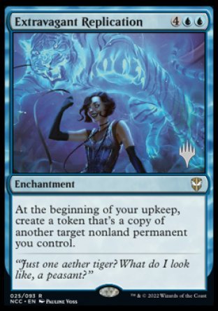 Extravagant Replication (Promo Pack) [Streets of New Capenna Commander Promos] Magic: The Gathering