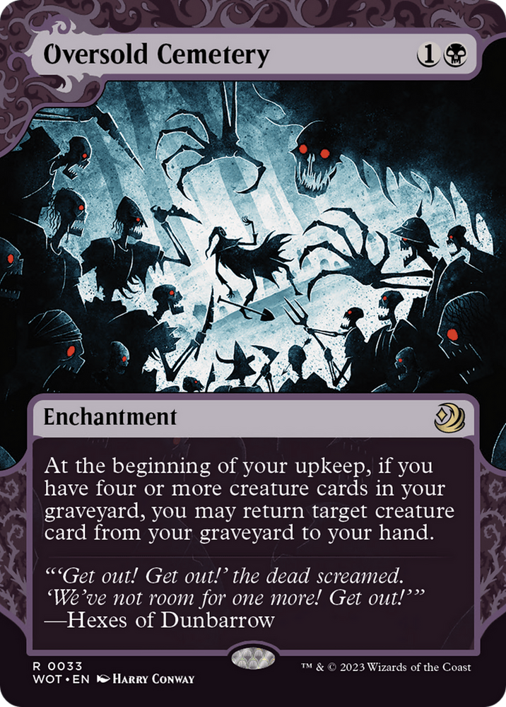 Oversold Cemetery [Wilds of Eldraine: Enchanting Tales] Magic: The Gathering