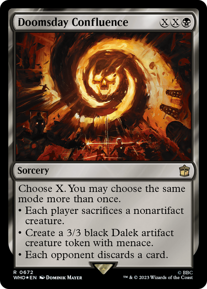 Doomsday Confluence (Surge Foil) [Doctor Who] Magic: The Gathering