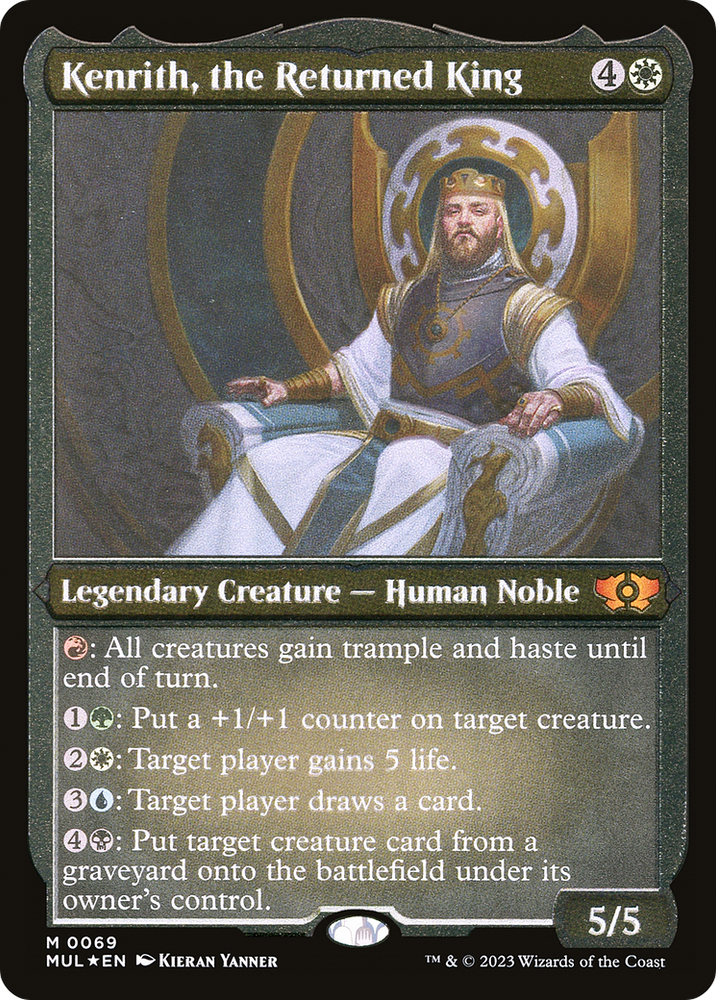 Kenrith, the Returned King (Foil Etched) [Multiverse Legends] Magic: The Gathering