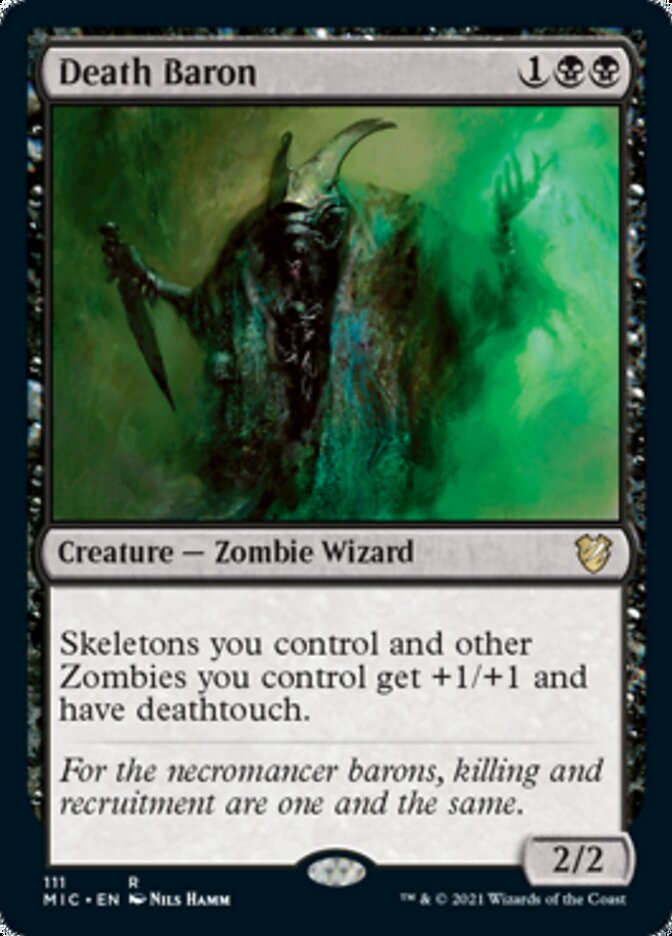 Death Baron [Innistrad: Midnight Hunt Commander] Magic: The Gathering