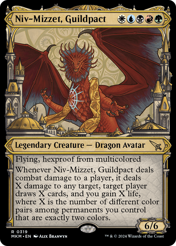 Niv-Mizzet, Guildpact (Showcase) (319) [Murders at Karlov Manor] Magic: The Gathering