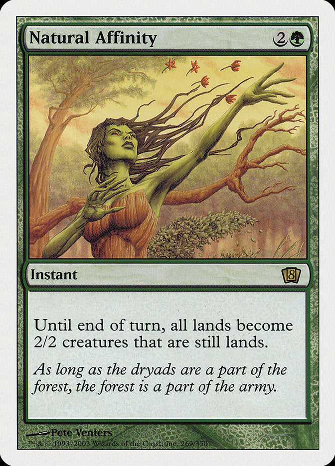 Natural Affinity [Eighth Edition] Magic: The Gathering