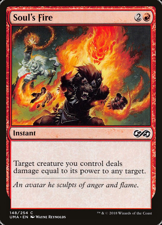 Soul's Fire [Ultimate Masters] Magic: The Gathering