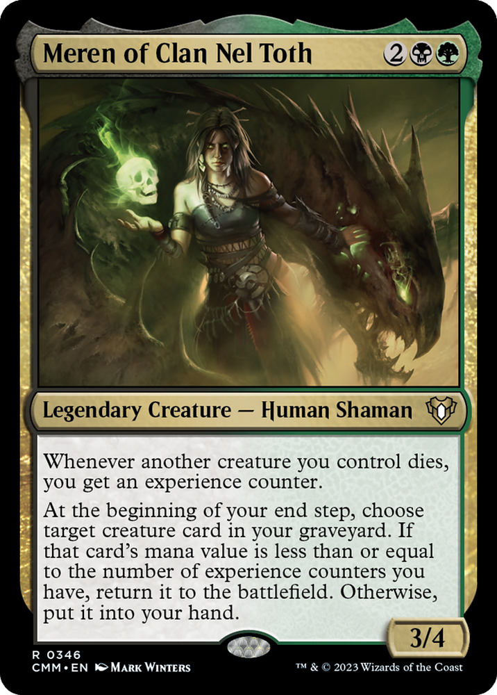 Meren of Clan Nel Toth [Commander Masters] Magic: The Gathering