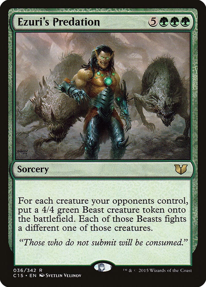 Ezuri's Predation [Commander 2015] Magic: The Gathering