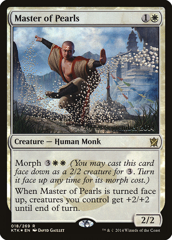 Master of Pearls [Khans of Tarkir Prerelease Promos] Magic: The Gathering