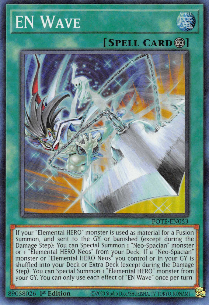 EN Wave [POTE-EN053] Super Rare - Yugioh Cards For Your TCG Needs!