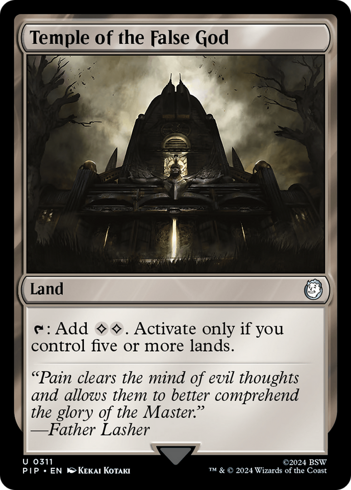 Temple of the False God [Fallout] Magic: The Gathering