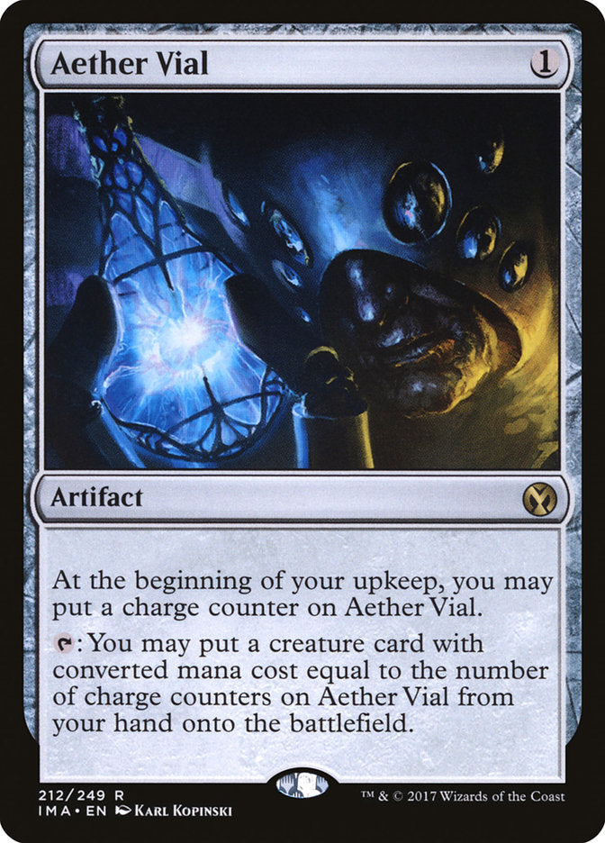 Aether Vial [Iconic Masters] Magic: The Gathering
