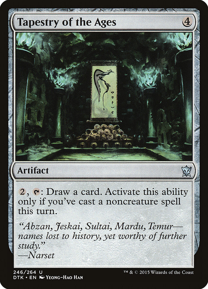 Tapestry of the Ages [Dragons of Tarkir] Magic: The Gathering