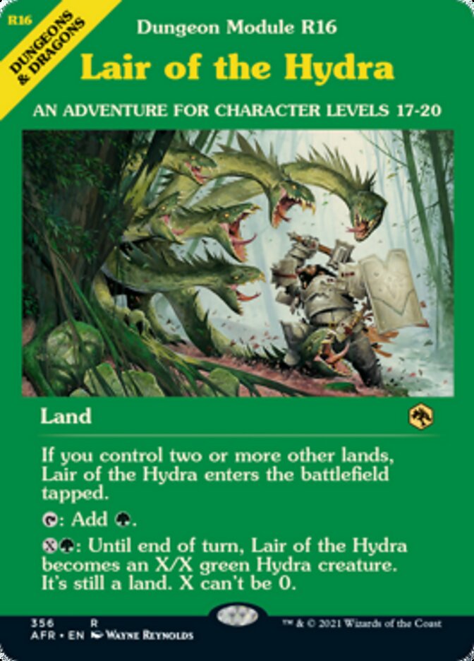 Lair of the Hydra (Dungeon Module) [Dungeons & Dragons: Adventures in the Forgotten Realms] Magic: The Gathering