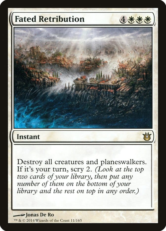 Fated Retribution [Born of the Gods] Magic: The Gathering