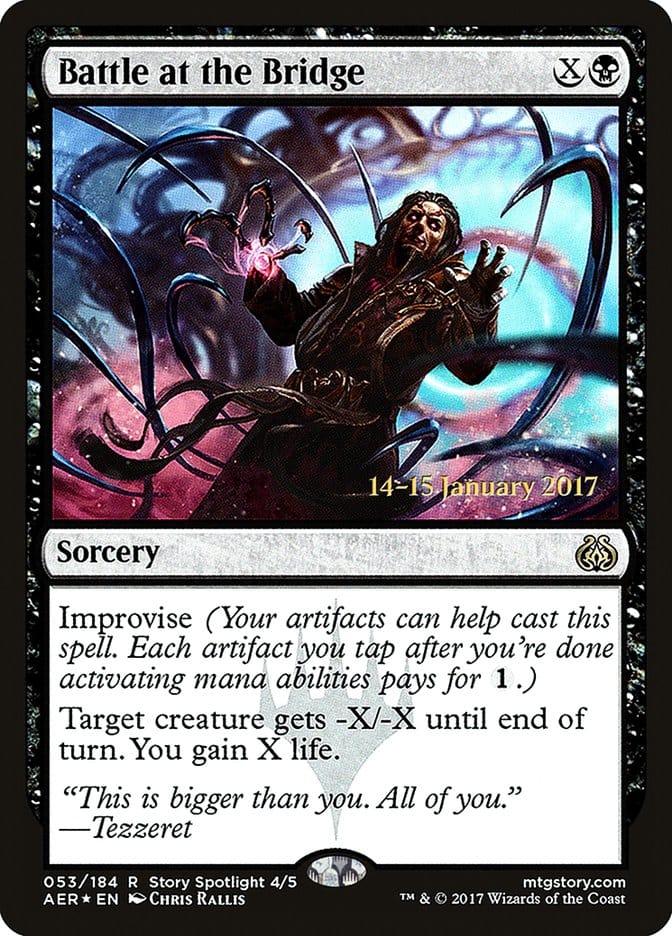 Battle at the Bridge [Aether Revolt Prerelease Promos] Magic: The Gathering