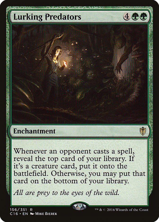 Lurking Predators [Commander 2016] Magic: The Gathering