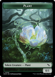 Detective // Plant Double-Sided Token [Murders at Karlov Manor Tokens] Magic: The Gathering