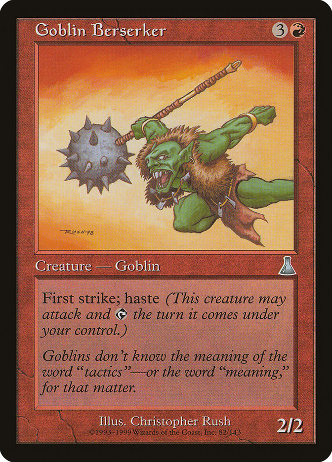 Goblin Berserker [Urza's Destiny] Magic: The Gathering