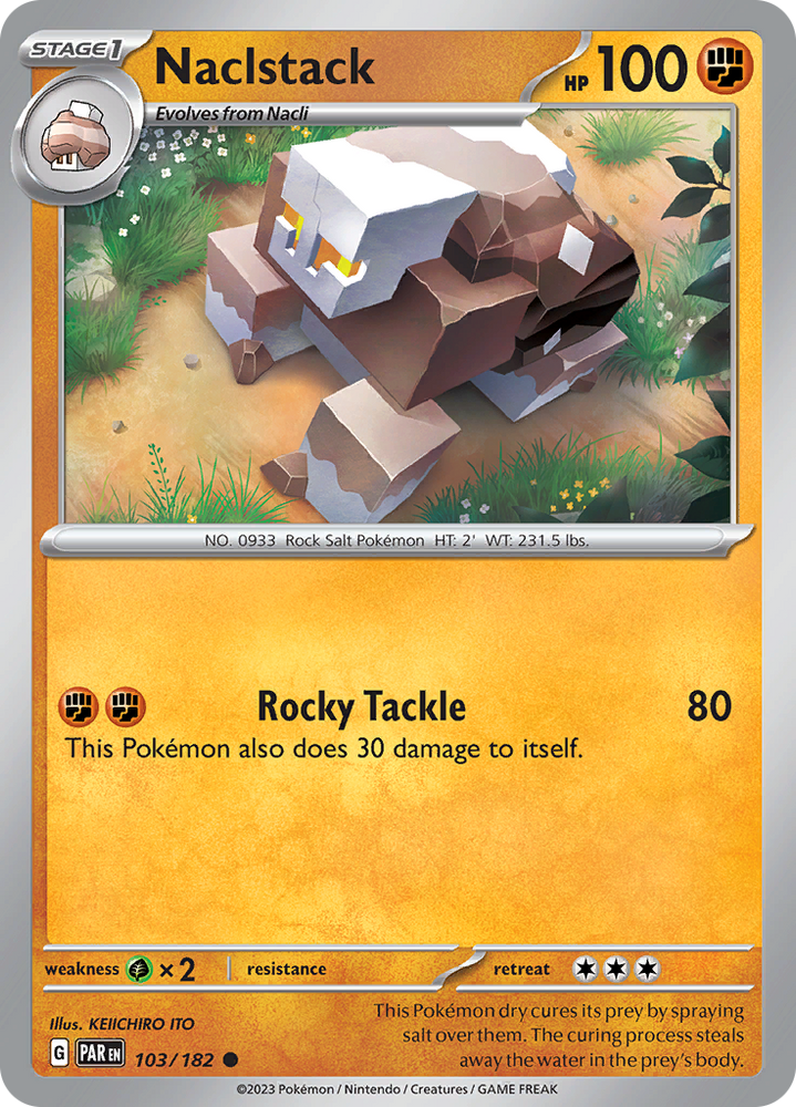 Naclstack (103/182) [Scarlet & Violet: Paradox Rift] Pokémon