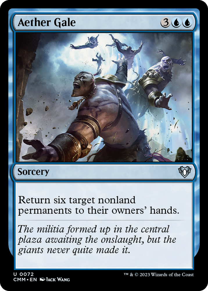Aether Gale [Commander Masters] Magic: The Gathering