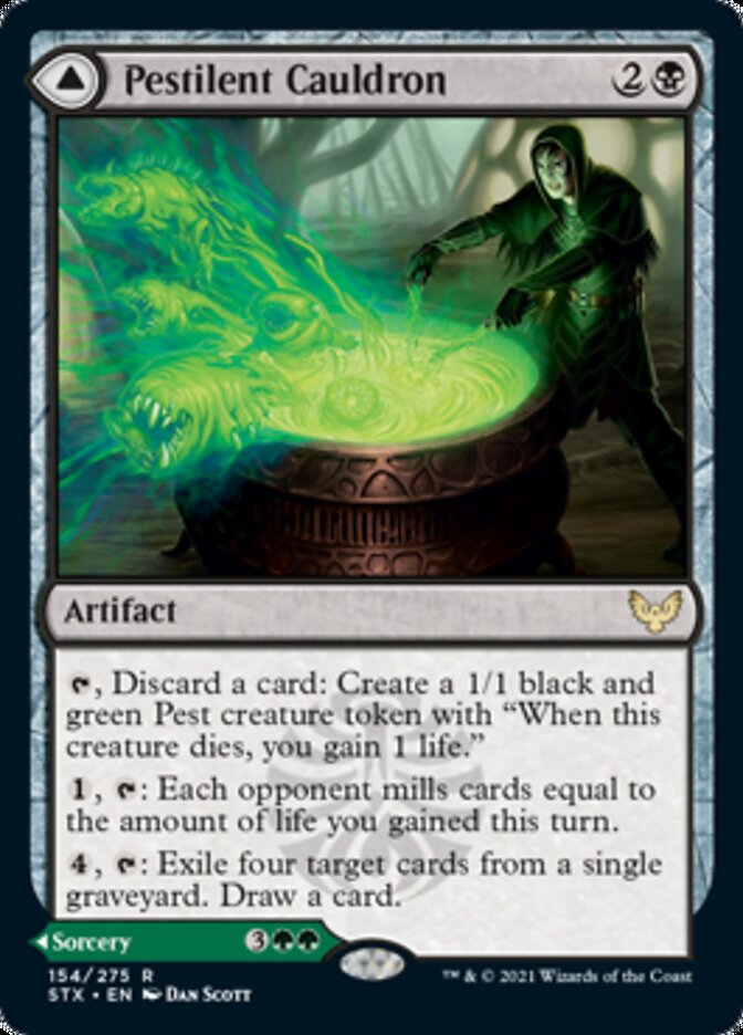 Pestilent Cauldron // Restorative Burst [Strixhaven: School of Mages] Magic: The Gathering