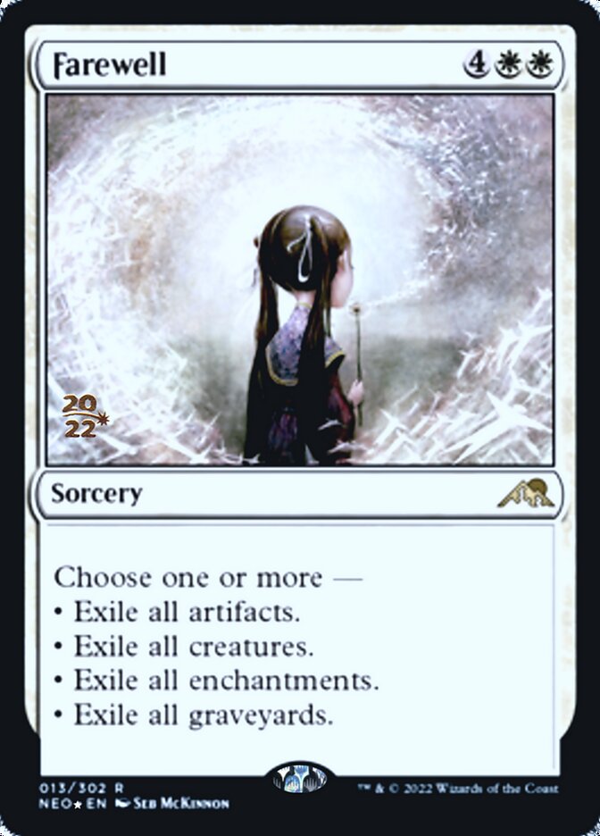 Farewell [Kamigawa: Neon Dynasty Prerelease Promos] Magic: The Gathering