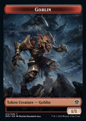 Soldier // Goblin Double-Sided Token [Dominaria United Tokens] Magic: The Gathering