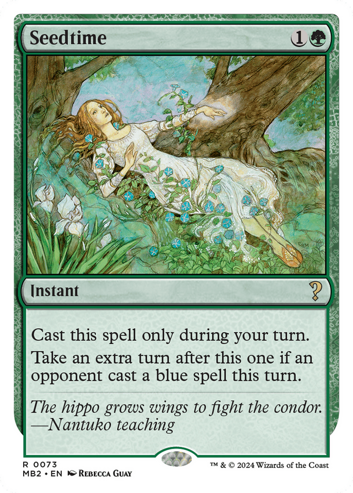 Seedtime [Mystery Booster 2] Magic: The Gathering