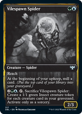 Vilespawn Spider [Innistrad: Double Feature] Magic: The Gathering
