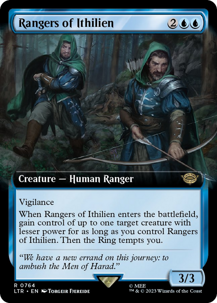 Rangers of Ithilien (Extended Art) (Surge Foil) [The Lord of the Rings: Tales of Middle-Earth] Magic: The Gathering