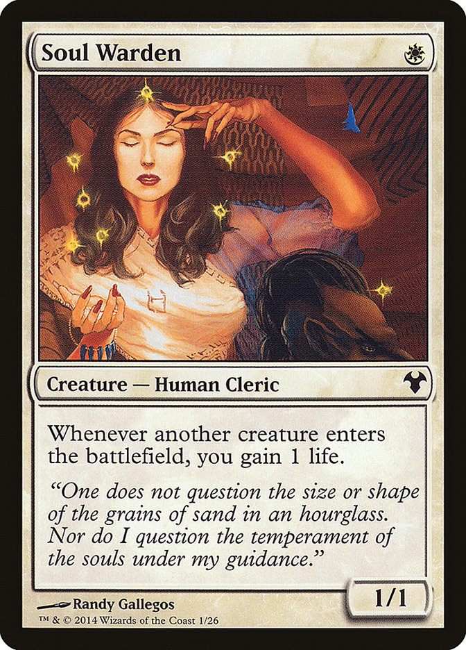 Soul Warden [Modern Event Deck 2014] Magic: The Gathering
