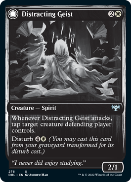 Distracting Geist // Clever Distraction [Innistrad: Double Feature] Magic: The Gathering