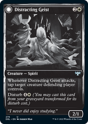 Distracting Geist // Clever Distraction [Innistrad: Double Feature] Magic: The Gathering
