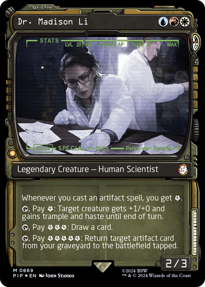 Dr. Madison Li (Showcase) (Surge Foil) [Fallout] Magic: The Gathering