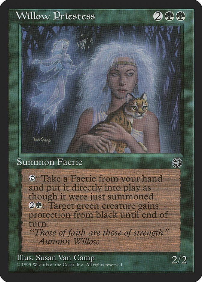 Willow Priestess [Homelands] Magic: The Gathering