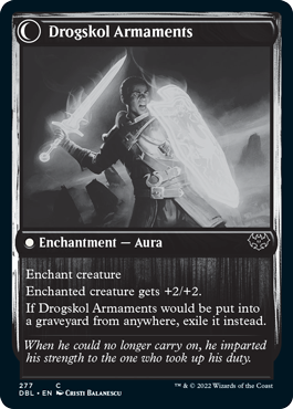 Drogskol Infantry // Drogskol Armaments [Innistrad: Double Feature] Magic: The Gathering