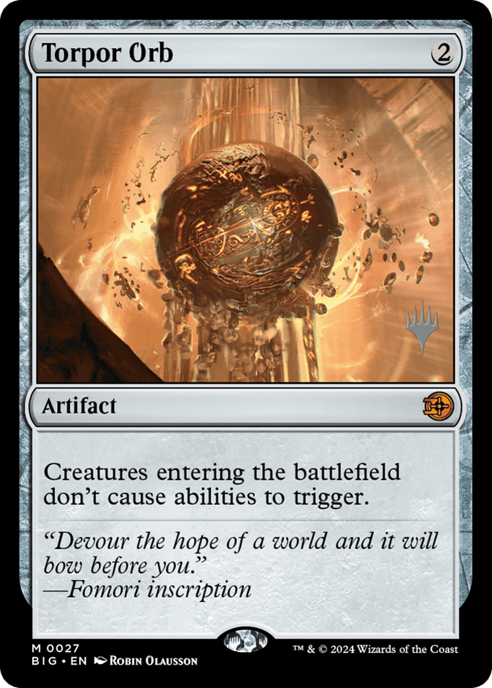 Torpor Orb [Lorwyn Eclipsed Promos]