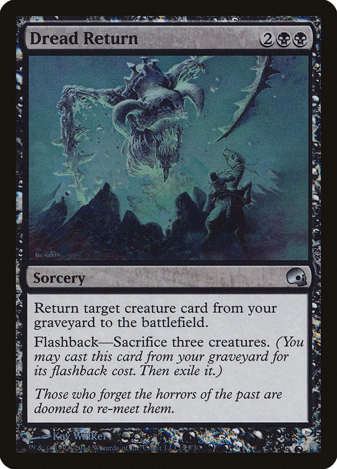 Dread Return [Premium Deck Series: Graveborn] Magic: The Gathering