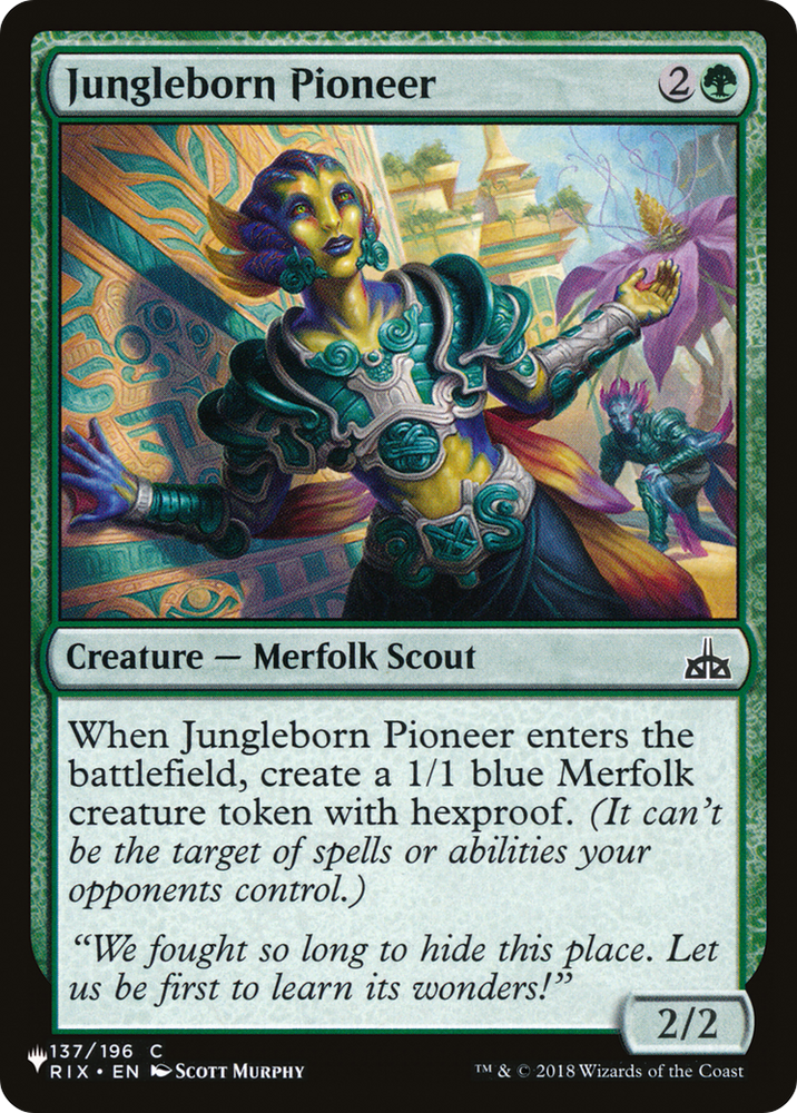 Jungleborn Pioneer [The List] Magic: The Gathering