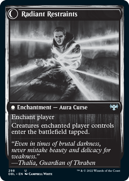 Radiant Grace // Radiant Restraints [Innistrad: Double Feature] Magic: The Gathering