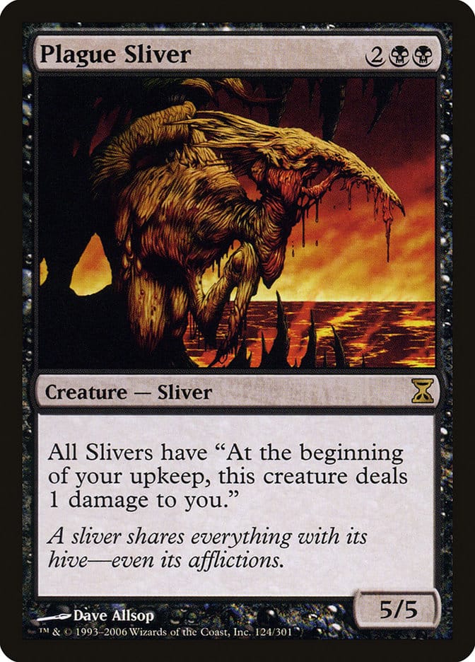 Plague Sliver [Time Spiral] Magic: The Gathering