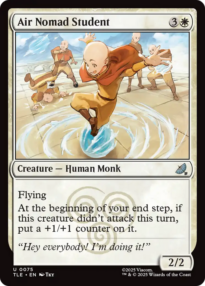 Air Nomad Student [Avatar: The Last Airbender: Eternal-Legal] Magic: The Gathering